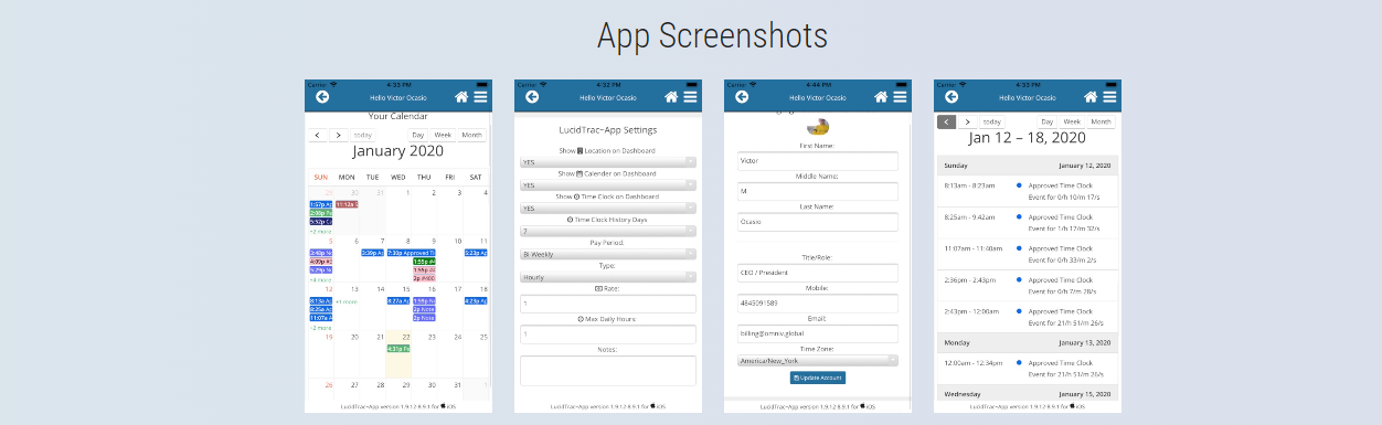 LucidTrac Mobile ERP LucidTrac Mobile ERP