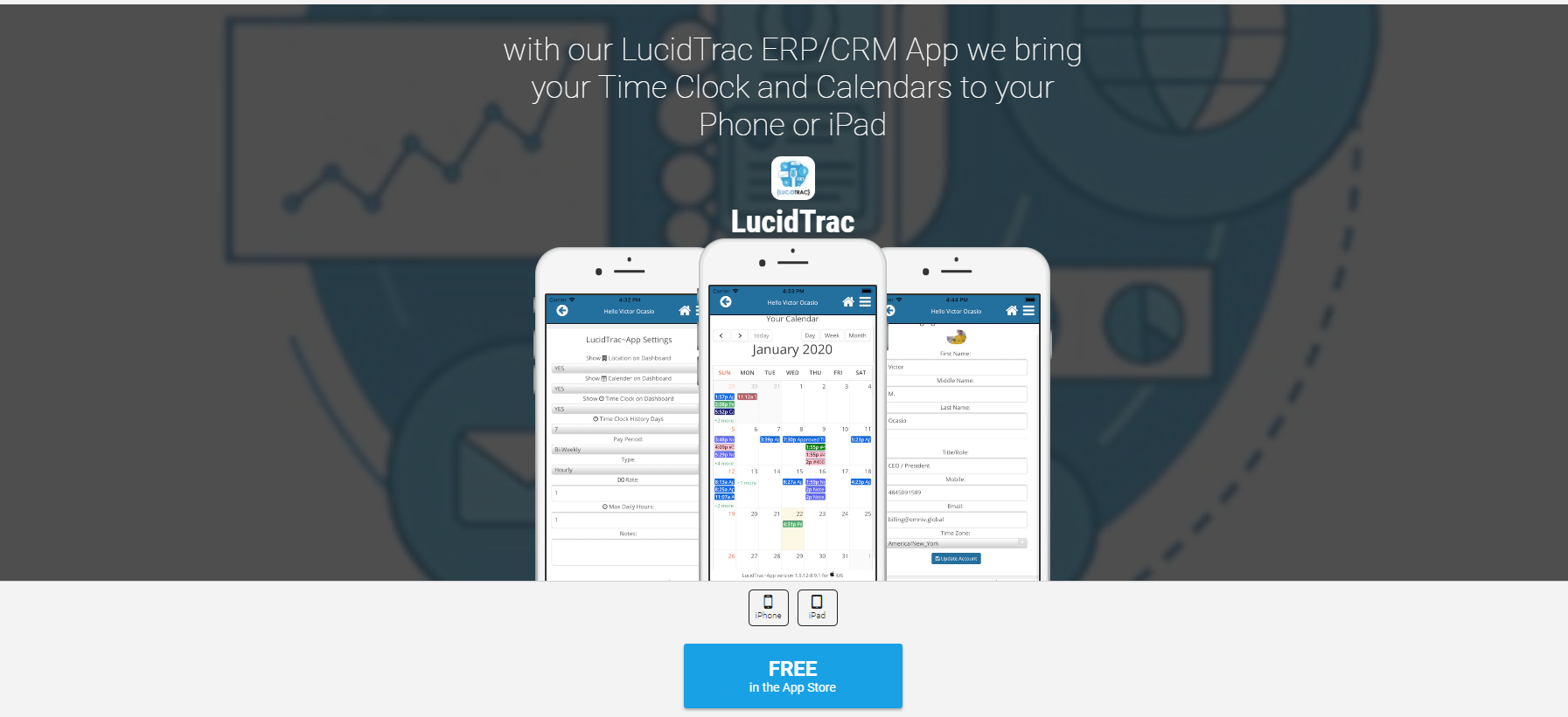 LucidTrac Mobile ERP LucidTrac Mobile ERP